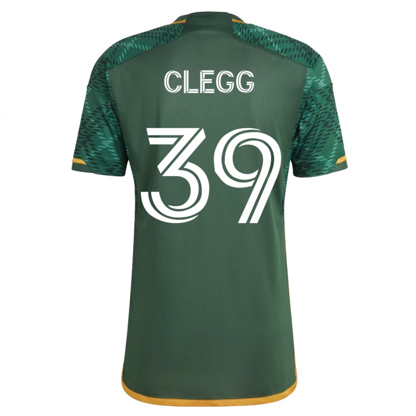 Niño Camiseta Tyler Clegg #39 Verde 1ª Equipación 2023/24 La Camisa Perú