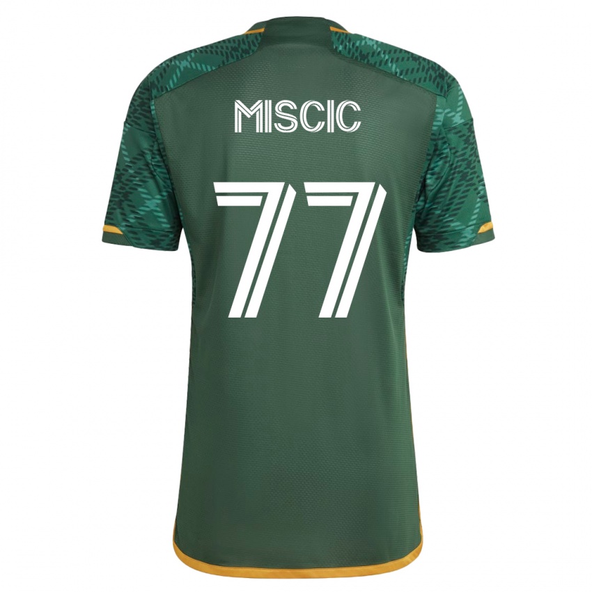 Niño Camiseta Selmir Miscic #77 Verde 1ª Equipación 2023/24 La Camisa Perú