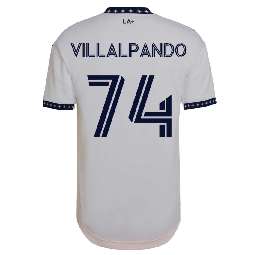 Niño Camiseta Sergio Villalpando #74 Blanco 1ª Equipación 2023/24 La Camisa Perú