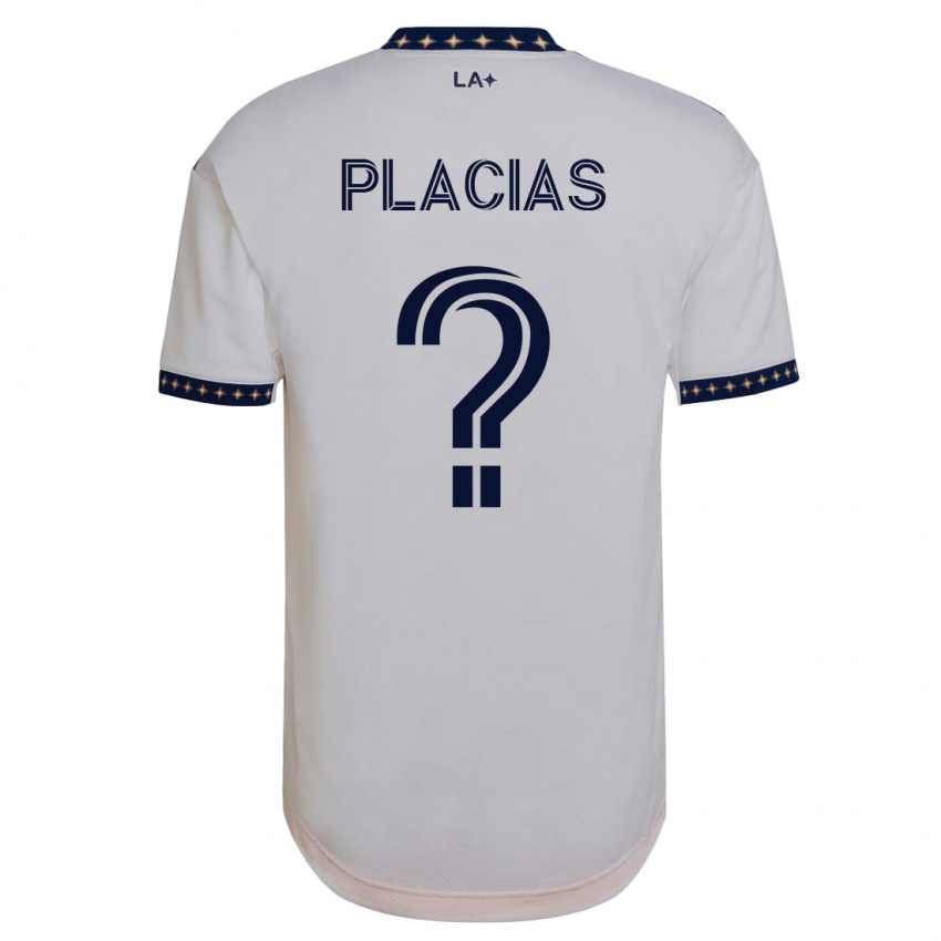 Niño Camiseta Julian Placias #0 Blanco 1ª Equipación 2023/24 La Camisa Perú