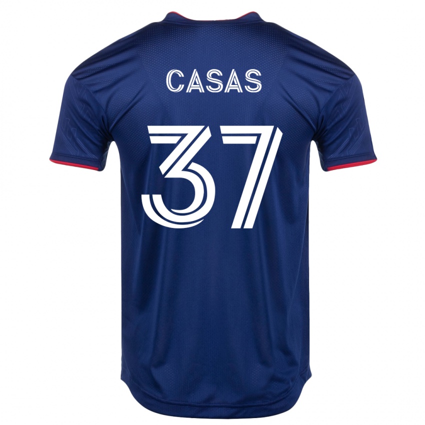 Niño Camiseta Javier Casas #37 Armada 1ª Equipación 2023/24 La Camisa Perú