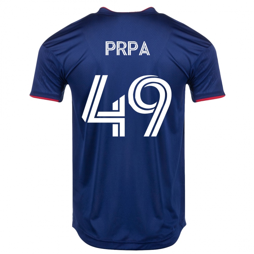 Niño Camiseta Luka Prpa #49 Armada 1ª Equipación 2023/24 La Camisa Perú
