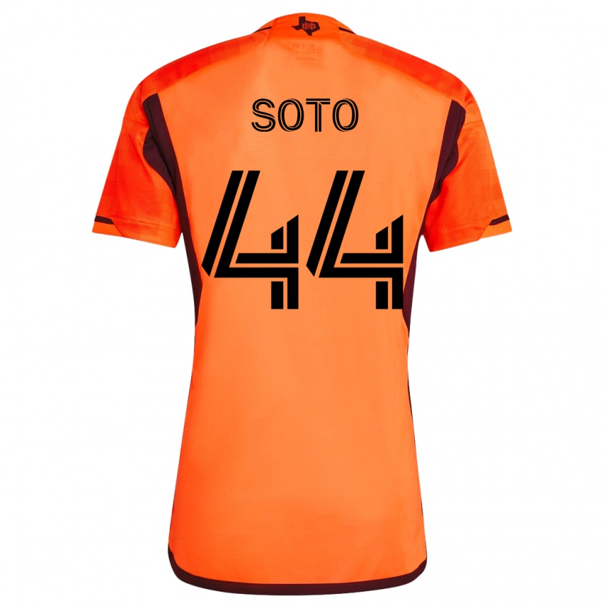 Niño Camiseta Ezekiel Soto #44 Naranja 1ª Equipación 2023/24 La Camisa Perú