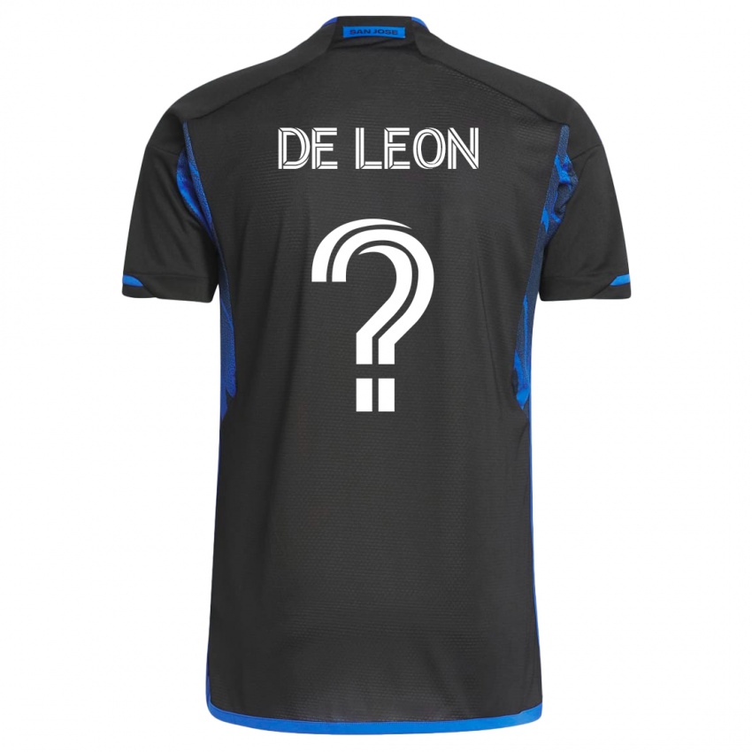 Niño Camiseta Brandon De Leon #0 Azul Negro 1ª Equipación 2023/24 La Camisa Perú