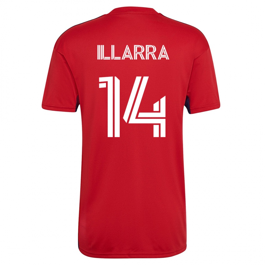 Niño Camiseta Asier Illarramendi #14 Rojo 1ª Equipación 2023/24 La Camisa Perú