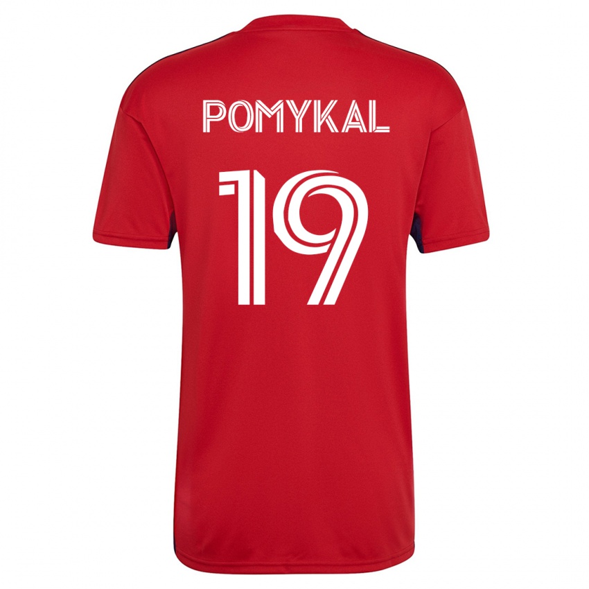 Niño Camiseta Paxton Pomykal #19 Rojo 1ª Equipación 2023/24 La Camisa Perú