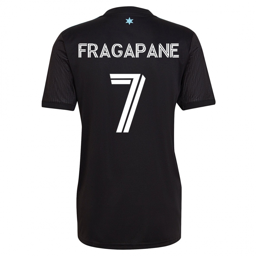 Niño Camiseta Franco Fragapane #7 Negro 1ª Equipación 2023/24 La Camisa Perú