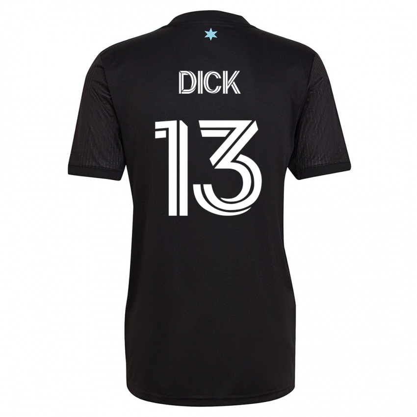 Niño Camiseta Eric Dick #13 Negro 1ª Equipación 2023/24 La Camisa Perú