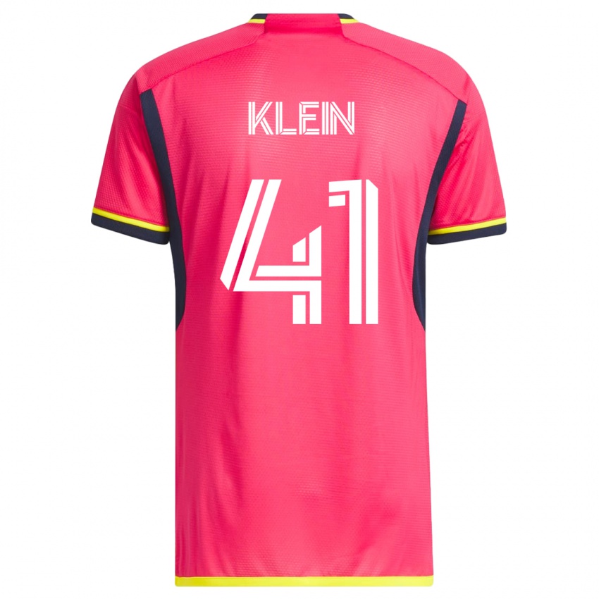 Niño Camiseta Johnny Klein #41 Rosa 1ª Equipación 2023/24 La Camisa Perú