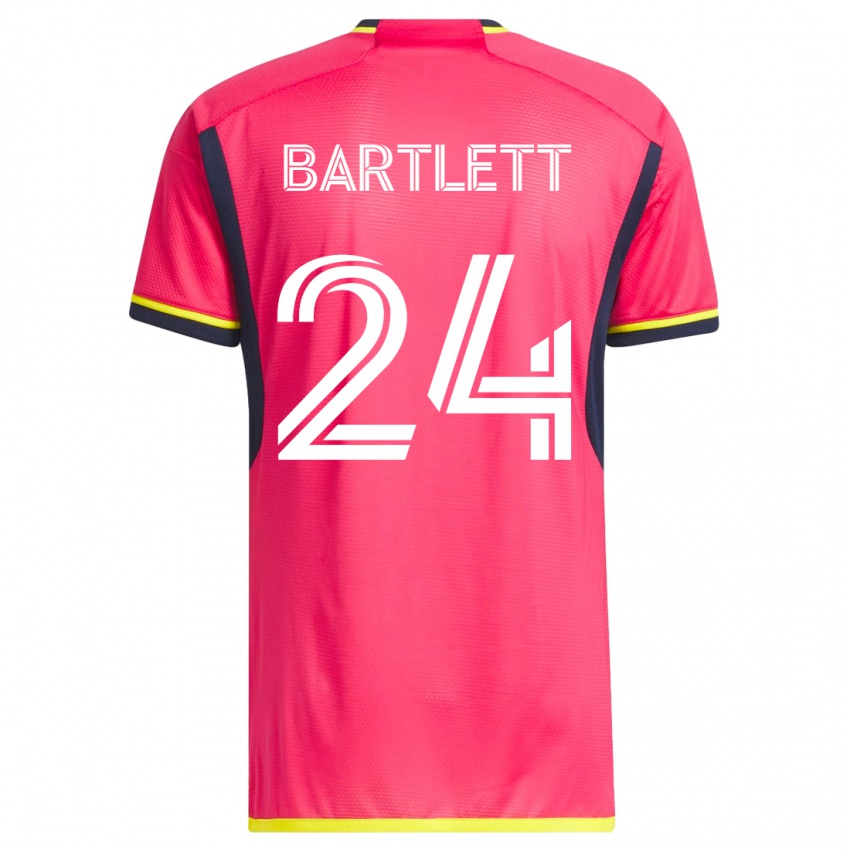Niño Camiseta Lucas Bartlett #24 Rosa 1ª Equipación 2023/24 La Camisa Perú
