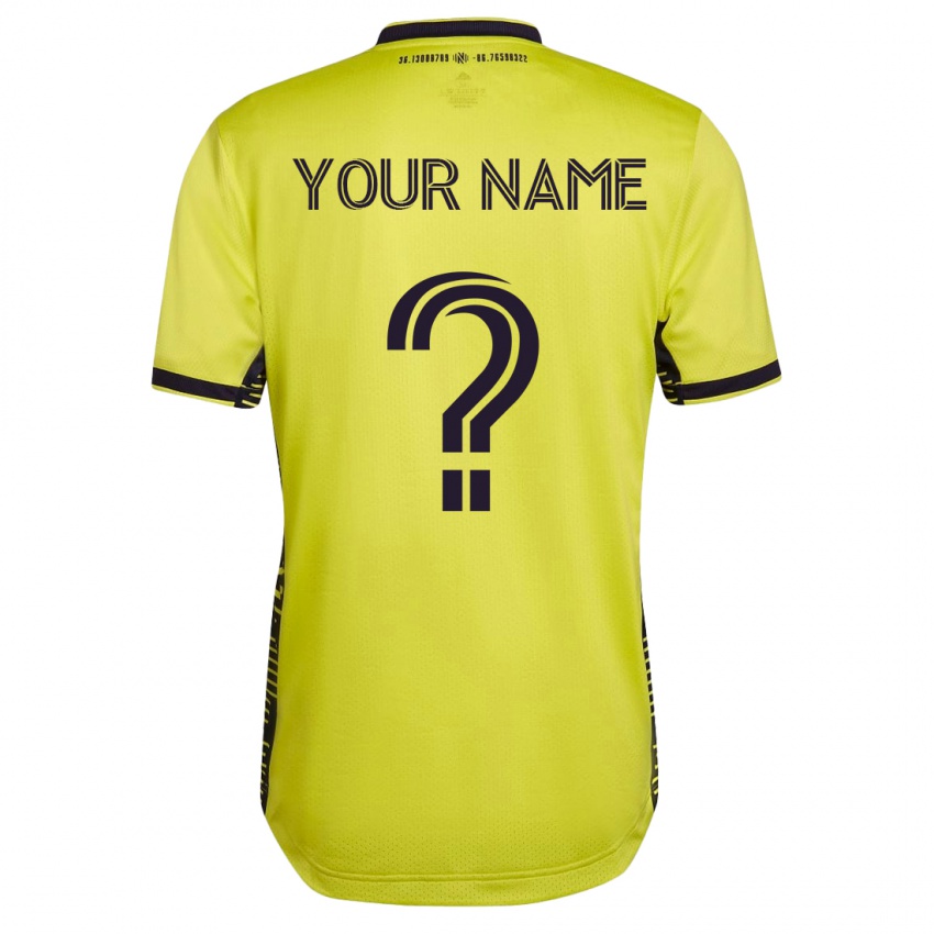 Niño Camiseta Su Nombre #0 Amarillo 1ª Equipación 2023/24 La Camisa Perú