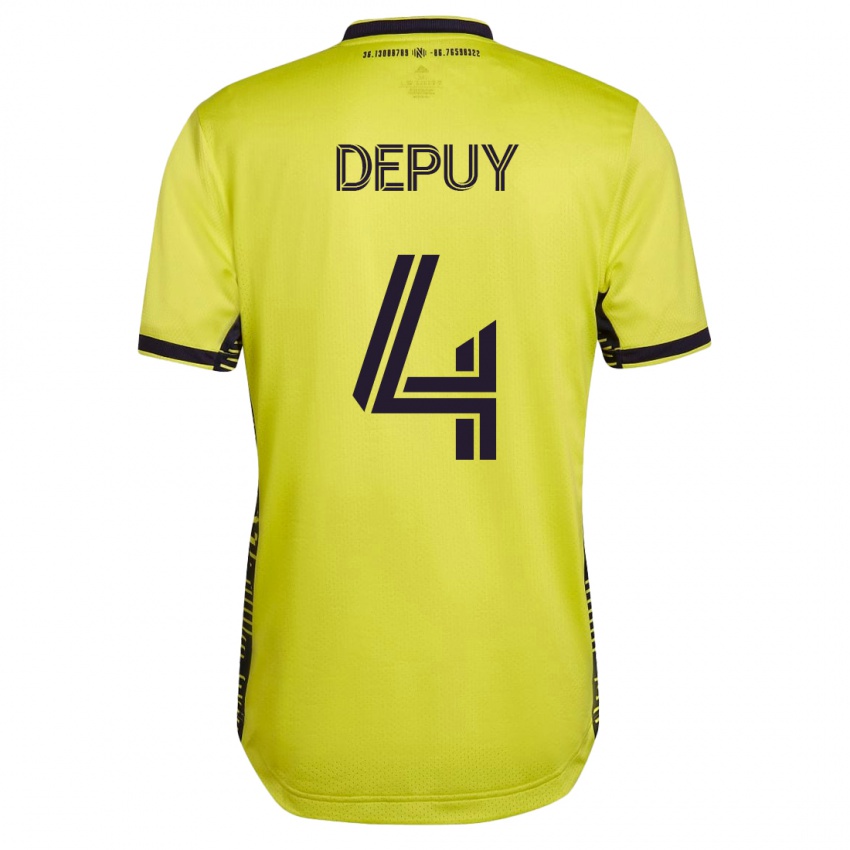 Niño Camiseta Nick Depuy #4 Amarillo 1ª Equipación 2023/24 La Camisa Perú