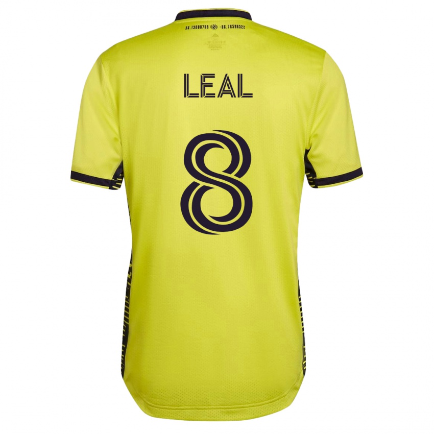 Niño Camiseta Randall Leal #8 Amarillo 1ª Equipación 2023/24 La Camisa Perú