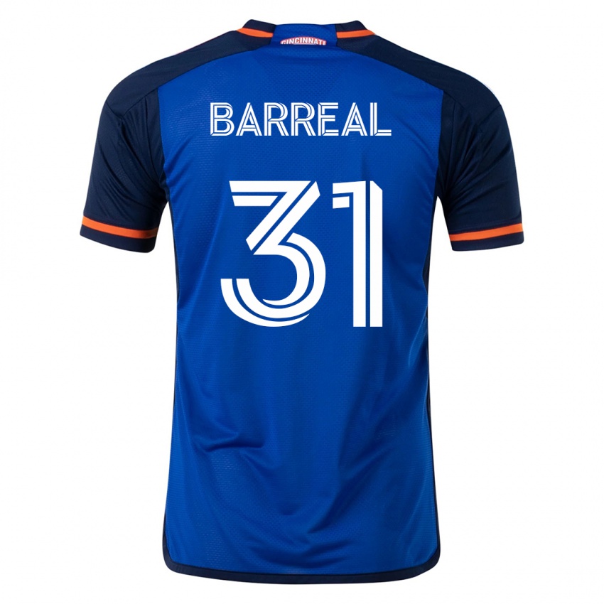 Niño Camiseta Álvaro Barreal #31 Azul 1ª Equipación 2023/24 La Camisa Perú