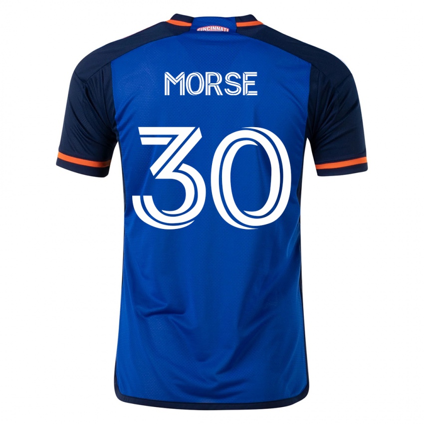 Niño Camiseta Hunter Morse #30 Azul 1ª Equipación 2023/24 La Camisa Perú