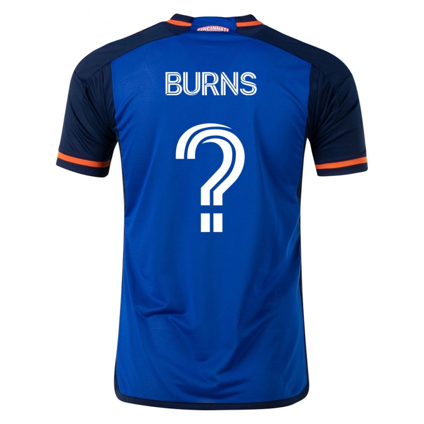 Niño Camiseta Nicholas Burns #0 Azul 1ª Equipación 2023/24 La Camisa Perú