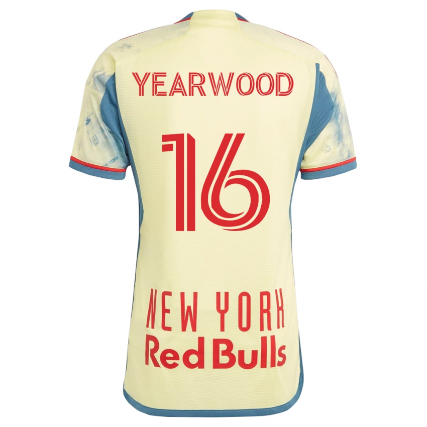 Niño Camiseta Dru Yearwood #16 Amarillo 1ª Equipación 2023/24 La Camisa Perú