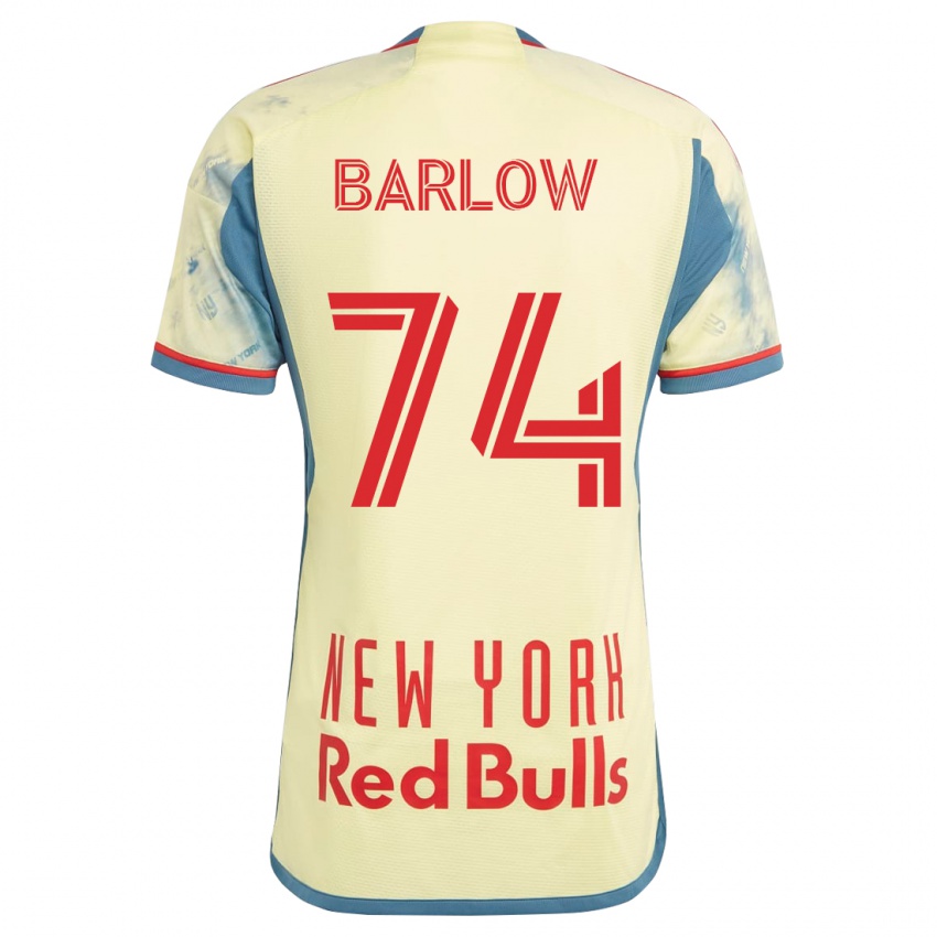 Niño Camiseta Tom Barlow #74 Amarillo 1ª Equipación 2023/24 La Camisa Perú
