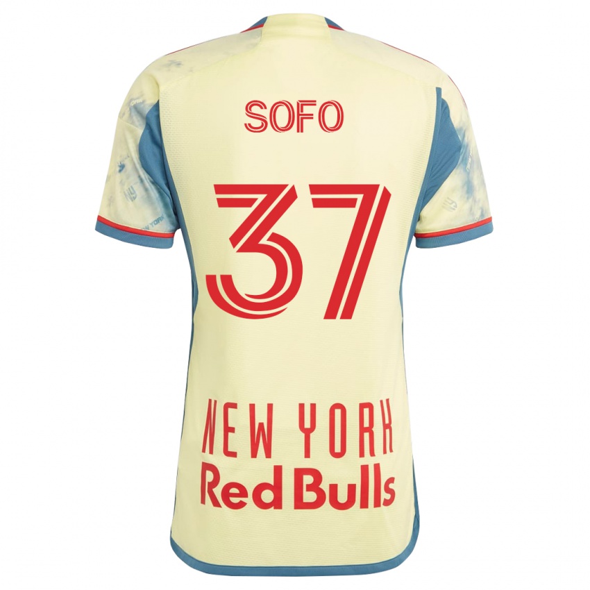 Niño Camiseta Mohammed Sofo #37 Amarillo 1ª Equipación 2023/24 La Camisa Perú