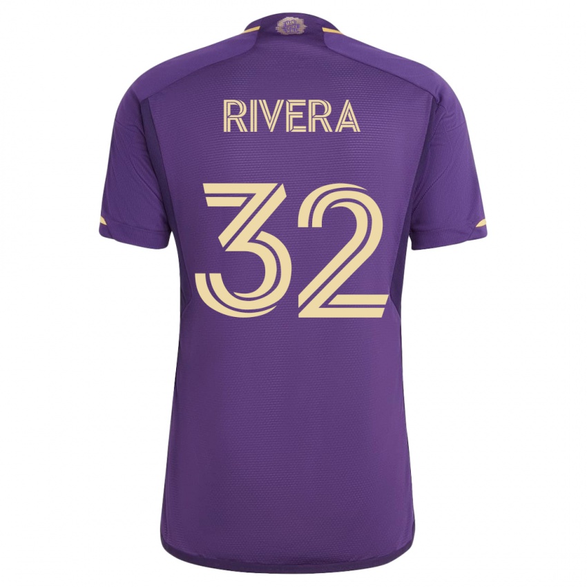 Niño Camiseta Wilfredo Rivera #32 Violeta 1ª Equipación 2023/24 La Camisa Perú