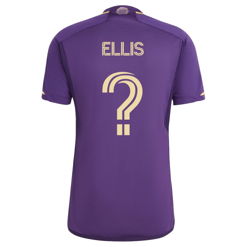 Niño Camiseta Justin Ellis #0 Violeta 1ª Equipación 2023/24 La Camisa Perú