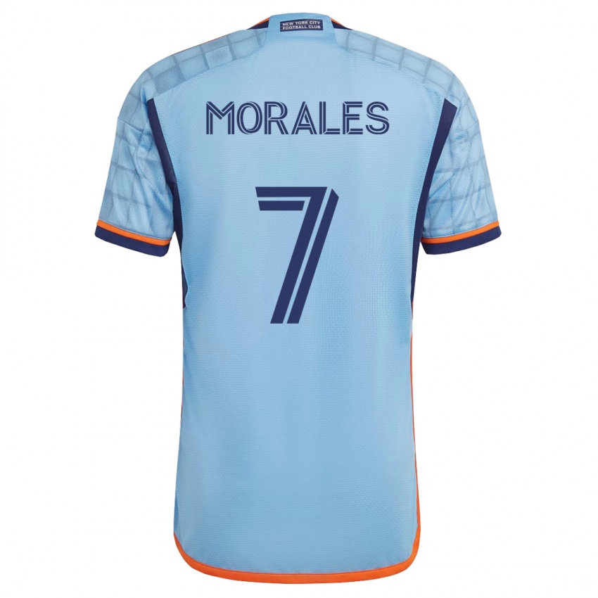 Niño Camiseta Alfredo Morales #7 Azul 1ª Equipación 2023/24 La Camisa Perú