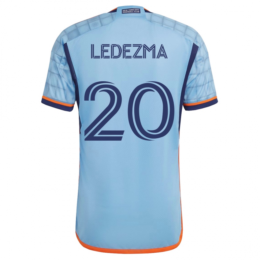 Niño Camiseta Richard Ledezma #20 Azul 1ª Equipación 2023/24 La Camisa Perú