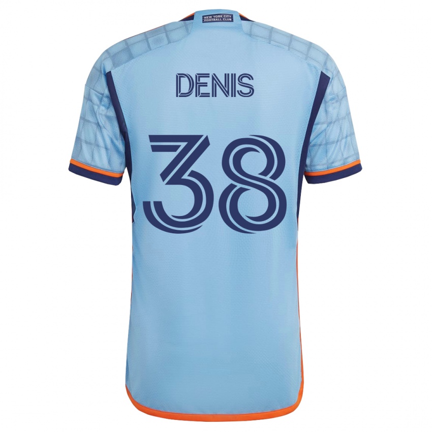 Niño Camiseta John Denis #38 Azul 1ª Equipación 2023/24 La Camisa Perú