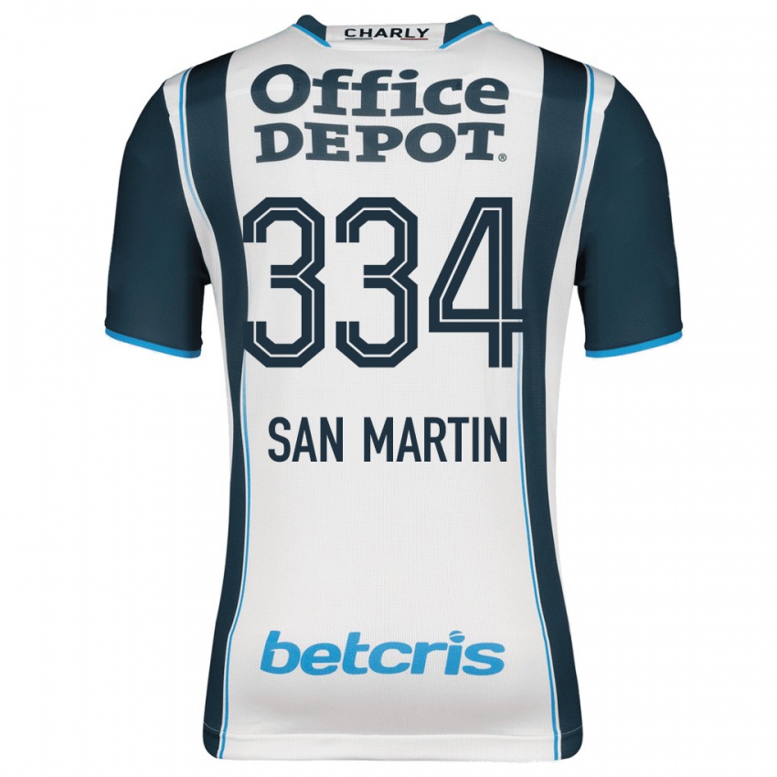 Niño Camiseta Uziel San Martín #334 Armada 1ª Equipación 2023/24 La Camisa Perú