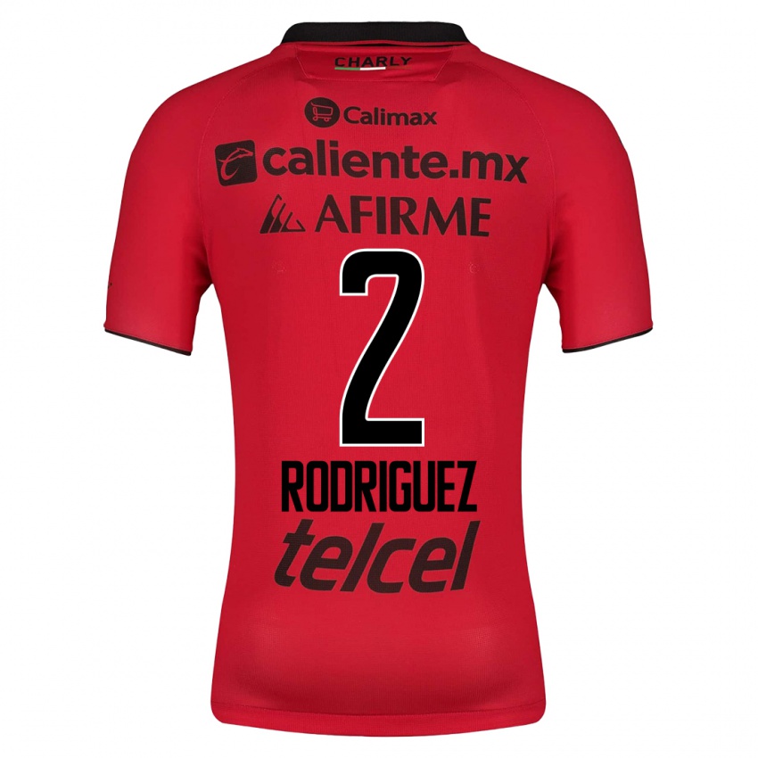 Niño Camiseta Antonio Rodríguez #2 Rojo 1ª Equipación 2023/24 La Camisa Perú