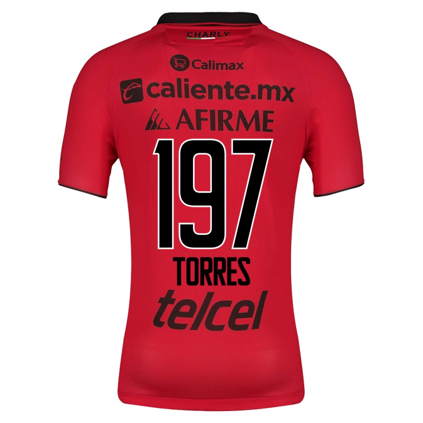 Niño Camiseta Christopher Torres #197 Rojo 1ª Equipación 2023/24 La Camisa Perú