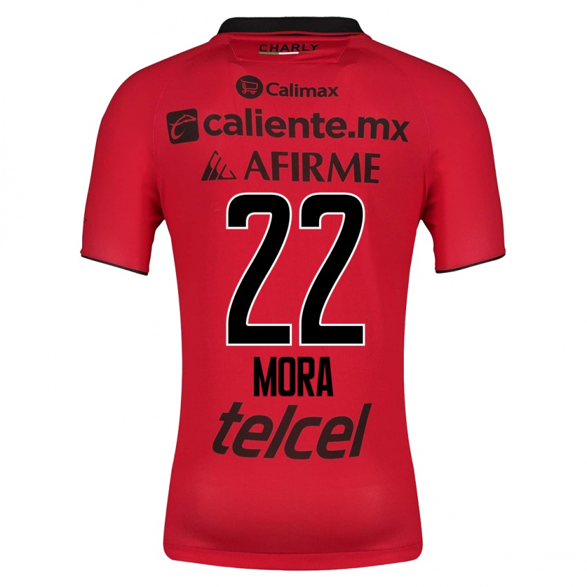 Niño Camiseta Bianca Mora #22 Rojo 1ª Equipación 2023/24 La Camisa Perú