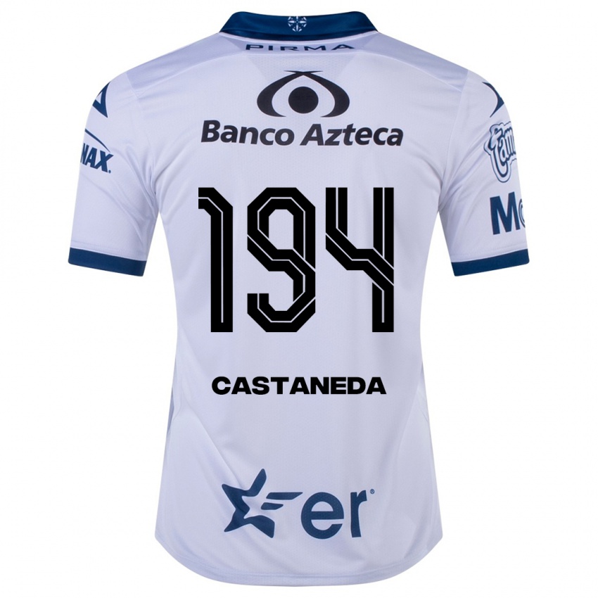 Niño Camiseta Christian Castañeda #194 Blanco 1ª Equipación 2023/24 La Camisa Perú