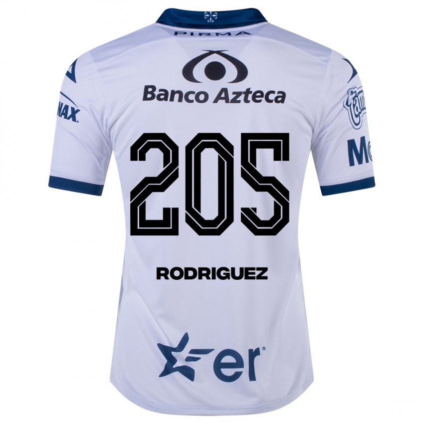 Niño Camiseta Alberto Rodríguez #205 Blanco 1ª Equipación 2023/24 La Camisa Perú