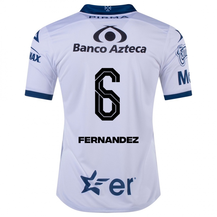Niño Camiseta Liliana Fernández #6 Blanco 1ª Equipación 2023/24 La Camisa Perú