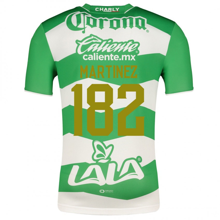 Niño Camiseta Diego Martínez #182 Verde 1ª Equipación 2023/24 La Camisa Perú