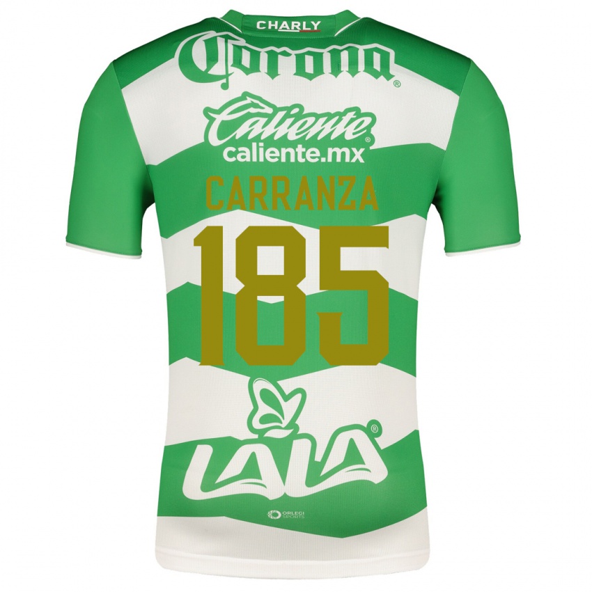 Niño Camiseta Héctor Carranza #185 Verde 1ª Equipación 2023/24 La Camisa Perú