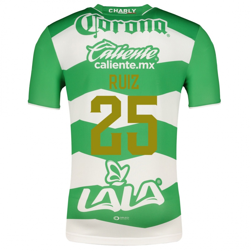 Niño Camiseta Michel Ruiz #25 Verde 1ª Equipación 2023/24 La Camisa Perú