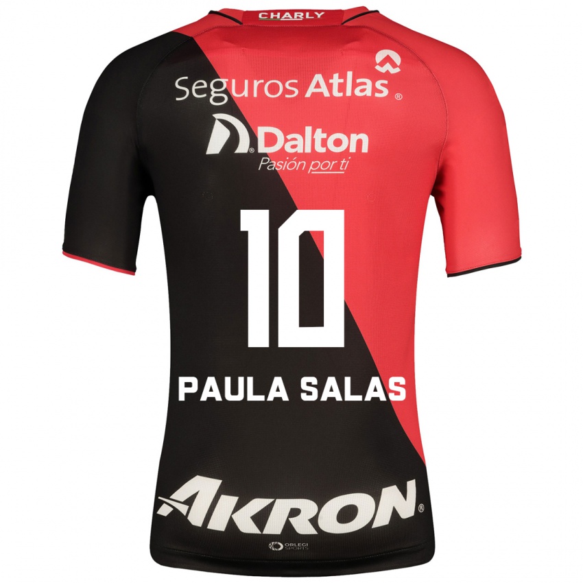 Niño Camiseta María Paula Salas #10 Negro 1ª Equipación 2023/24 La Camisa Perú