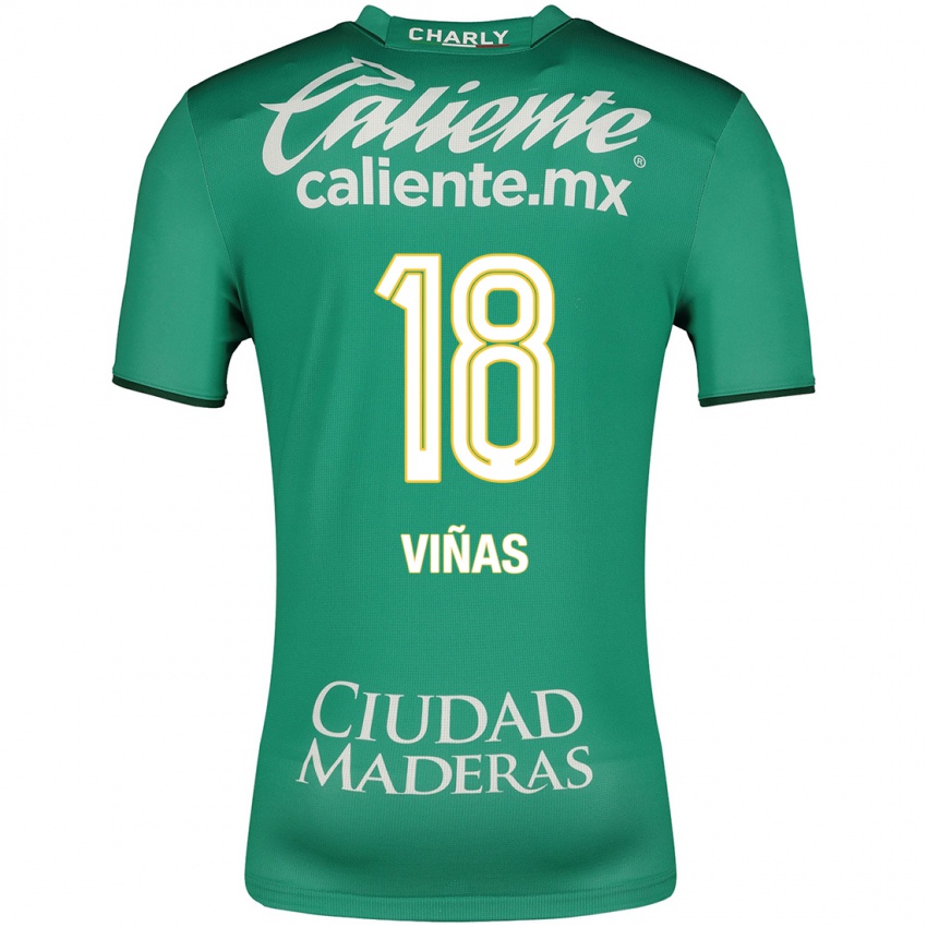 Niño Camiseta Federico Vinas #18 Verde 1ª Equipación 2023/24 La Camisa Perú
