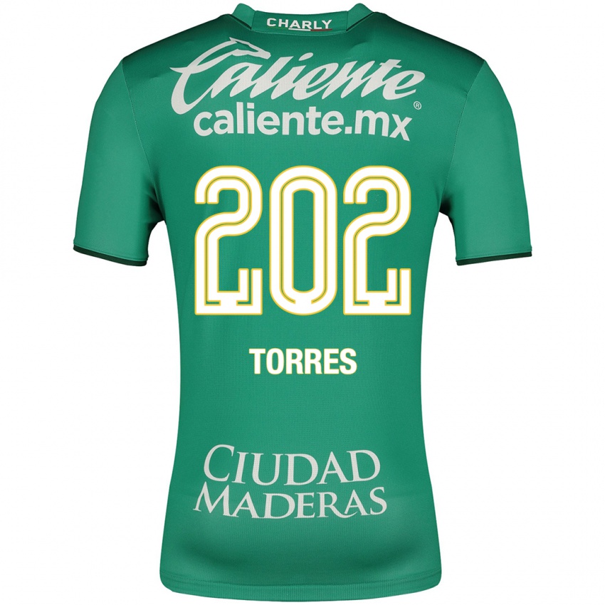 Niño Camiseta Erick Torres #202 Verde 1ª Equipación 2023/24 La Camisa Perú