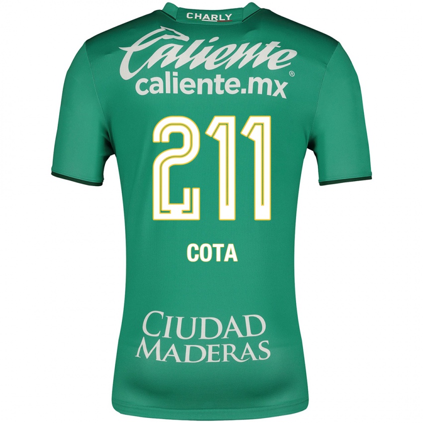 Niño Camiseta Luis Cota #211 Verde 1ª Equipación 2023/24 La Camisa Perú