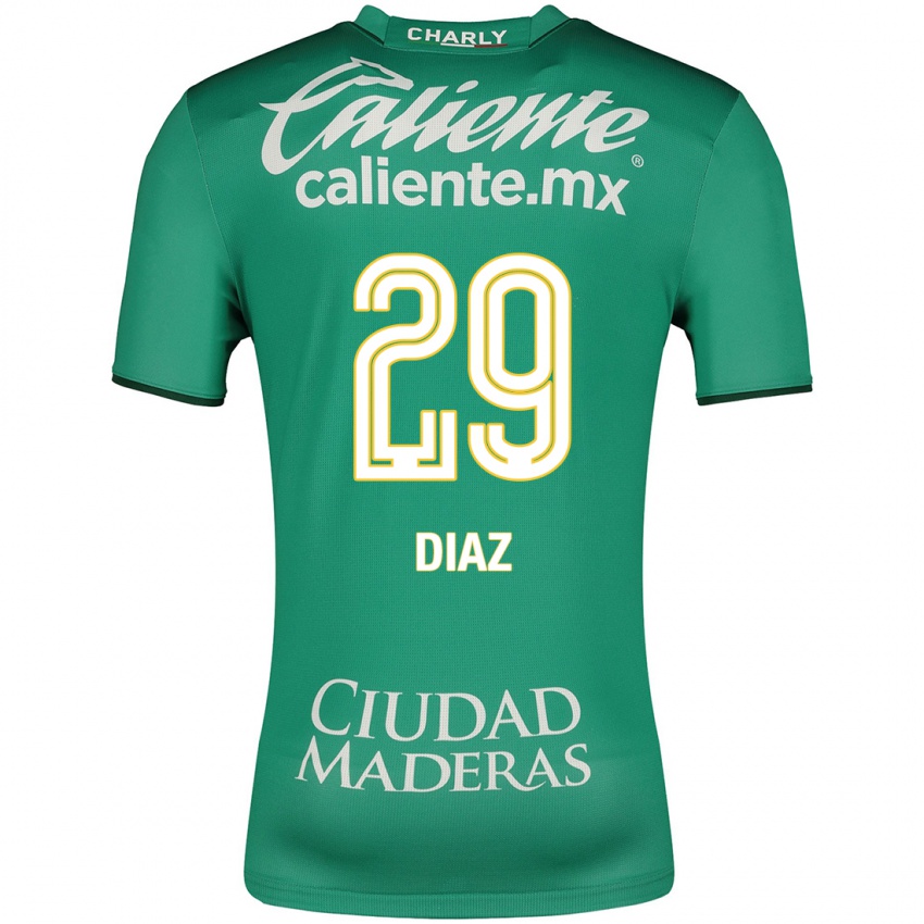 Niño Camiseta Kenia Díaz #29 Verde 1ª Equipación 2023/24 La Camisa Perú