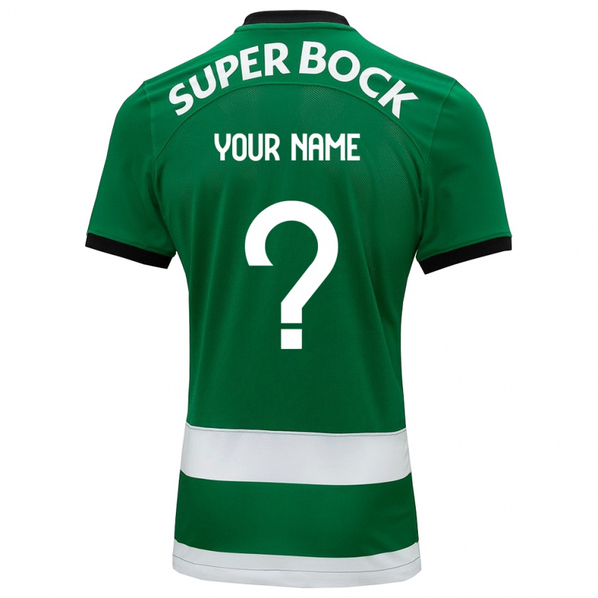 Niño Camiseta Su Nombre #0 Verde 1ª Equipación 2023/24 La Camisa Perú