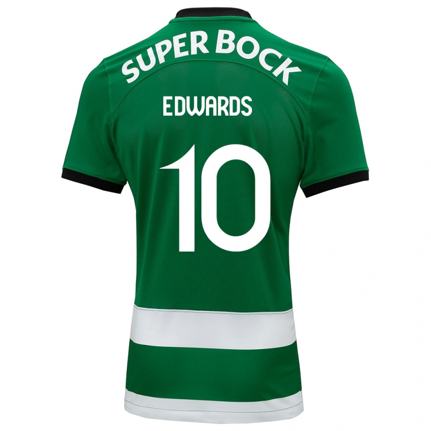 Niño Camiseta Marcus Edwards #10 Verde 1ª Equipación 2023/24 La Camisa Perú