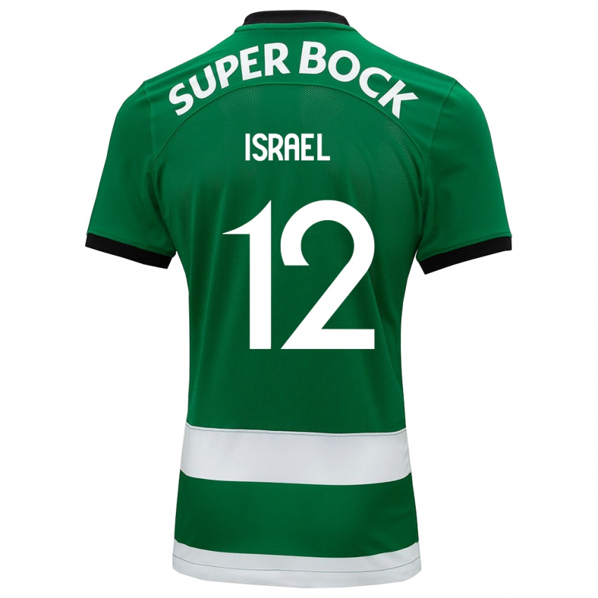 Niño Camiseta Franco Israel #12 Verde 1ª Equipación 2023/24 La Camisa Perú