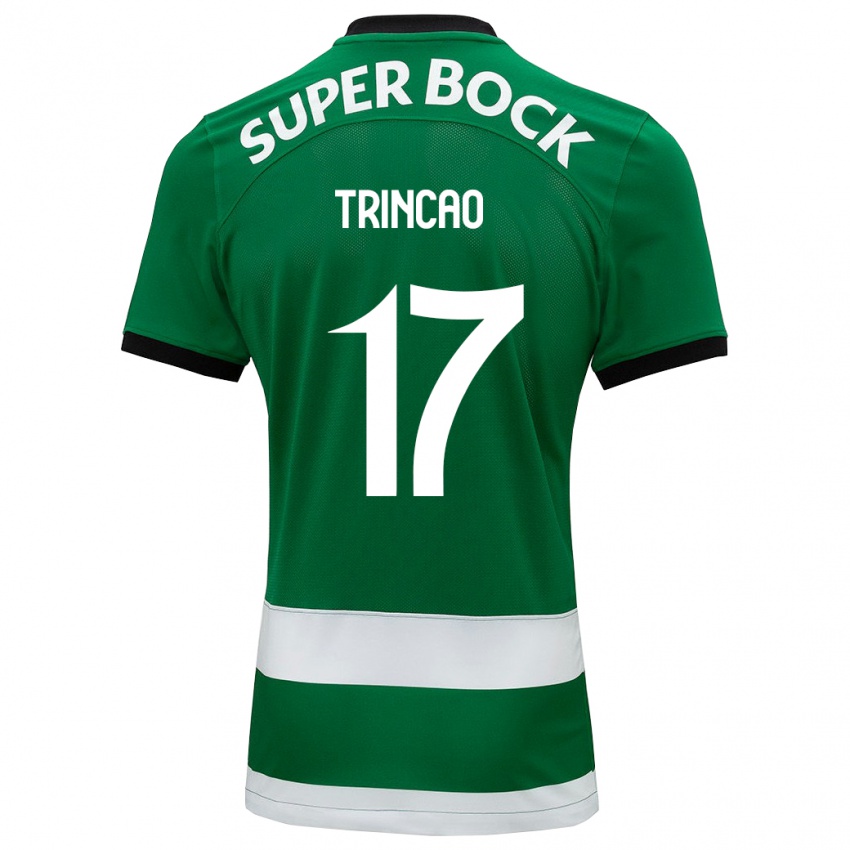 Niño Camiseta Trincão #17 Verde 1ª Equipación 2023/24 La Camisa Perú