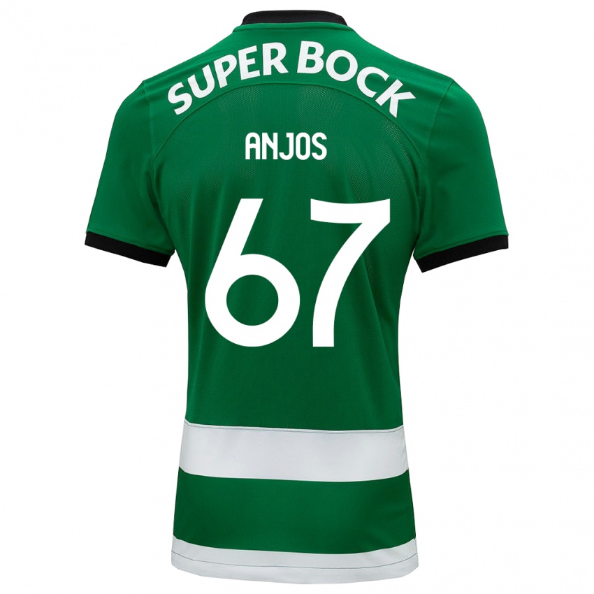 Niño Camiseta Lucas Anjos #67 Verde 1ª Equipación 2023/24 La Camisa Perú