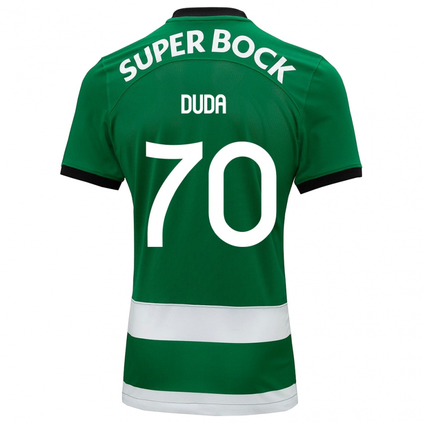 Niño Camiseta Dudá #70 Verde 1ª Equipación 2023/24 La Camisa Perú