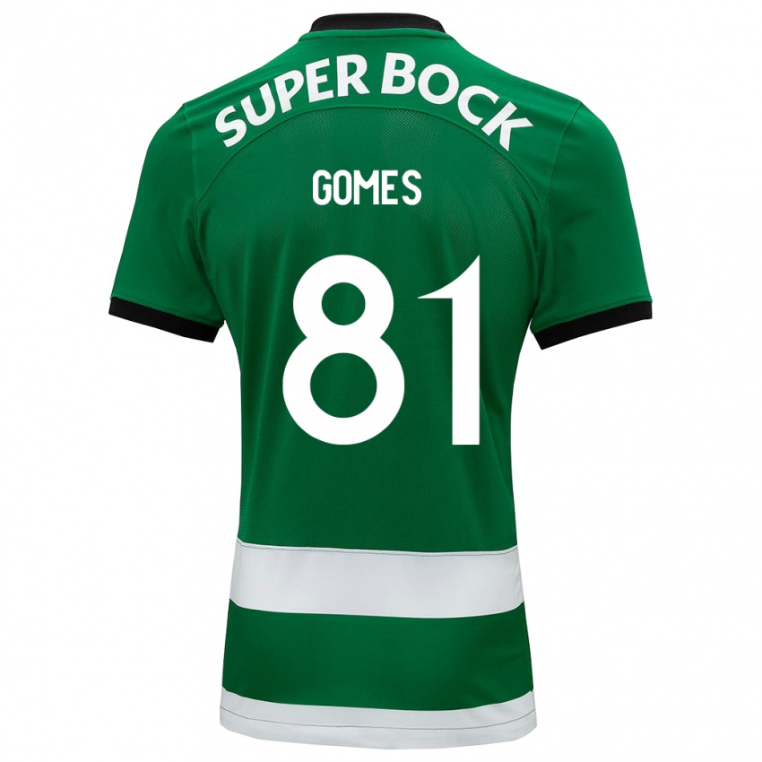 Niño Camiseta Salvador Gomes #81 Verde 1ª Equipación 2023/24 La Camisa Perú